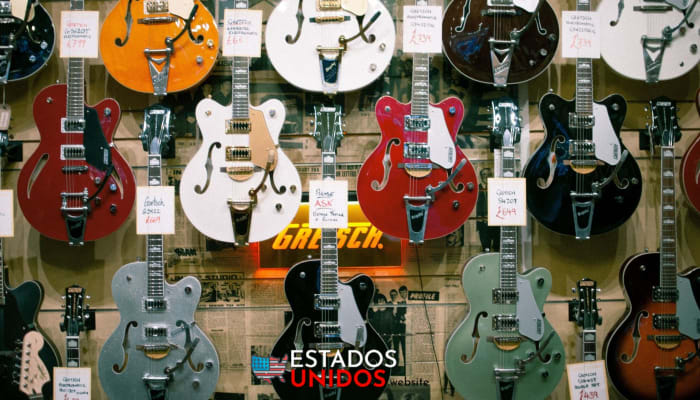 Lugares donde venden Guitarras en Estados Unidos